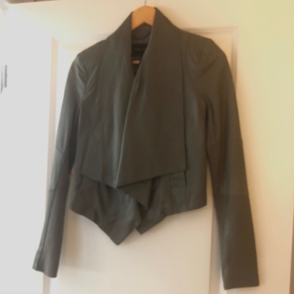 BCBGMAXAZRIA Lola Leather Moto Jacket - Picture 6 of 6